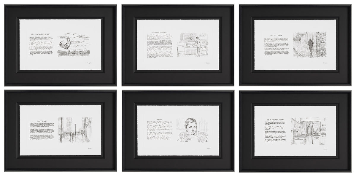 Mondo Scripto (2020) - Boxed Set of 6 Framed Editions.