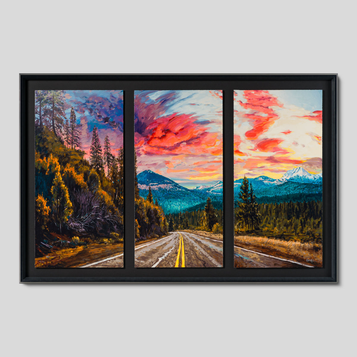 BDY Mountain Road Triptych 1 