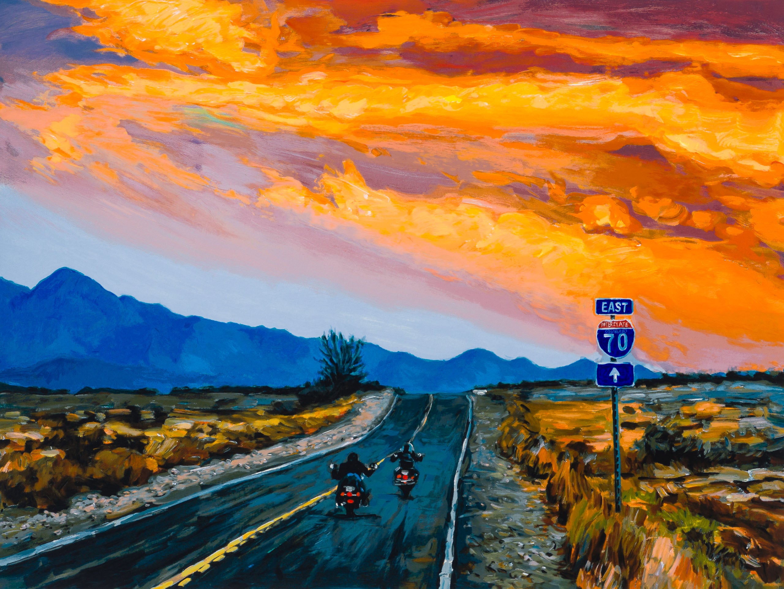 BDY SIL LAN 32805F Motorcycle Riders 31 