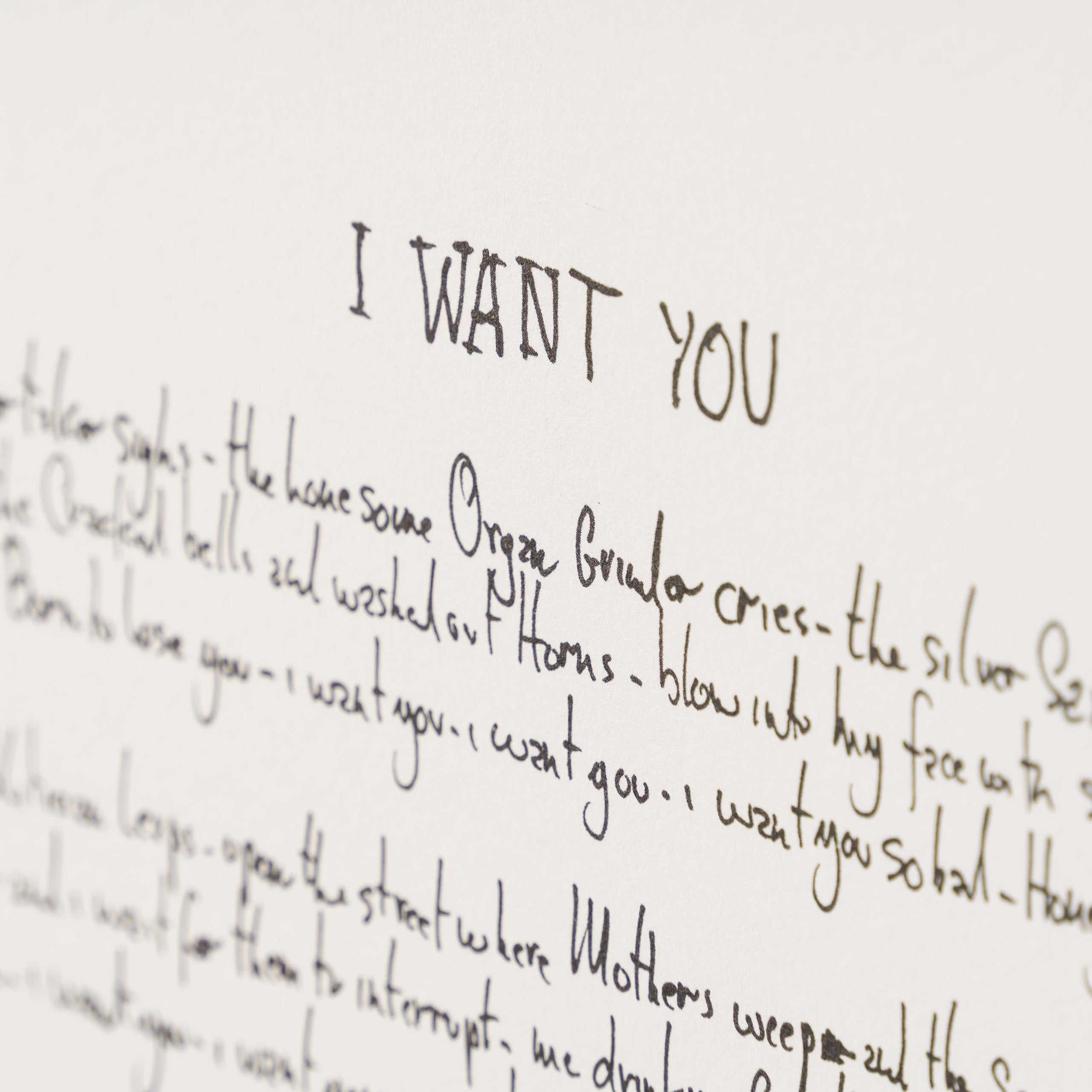 Mondo Scripto (2020) -  I Want You