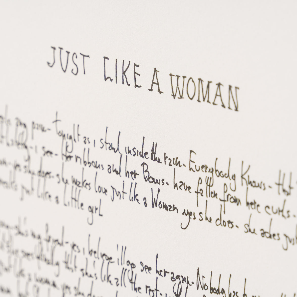 Mondo Scripto (2020) - Just Like A Woman