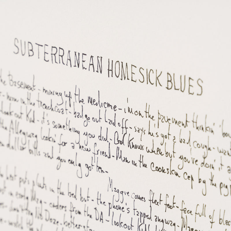 Mondo Scripto (2020) - Subterranean Homesick Blues