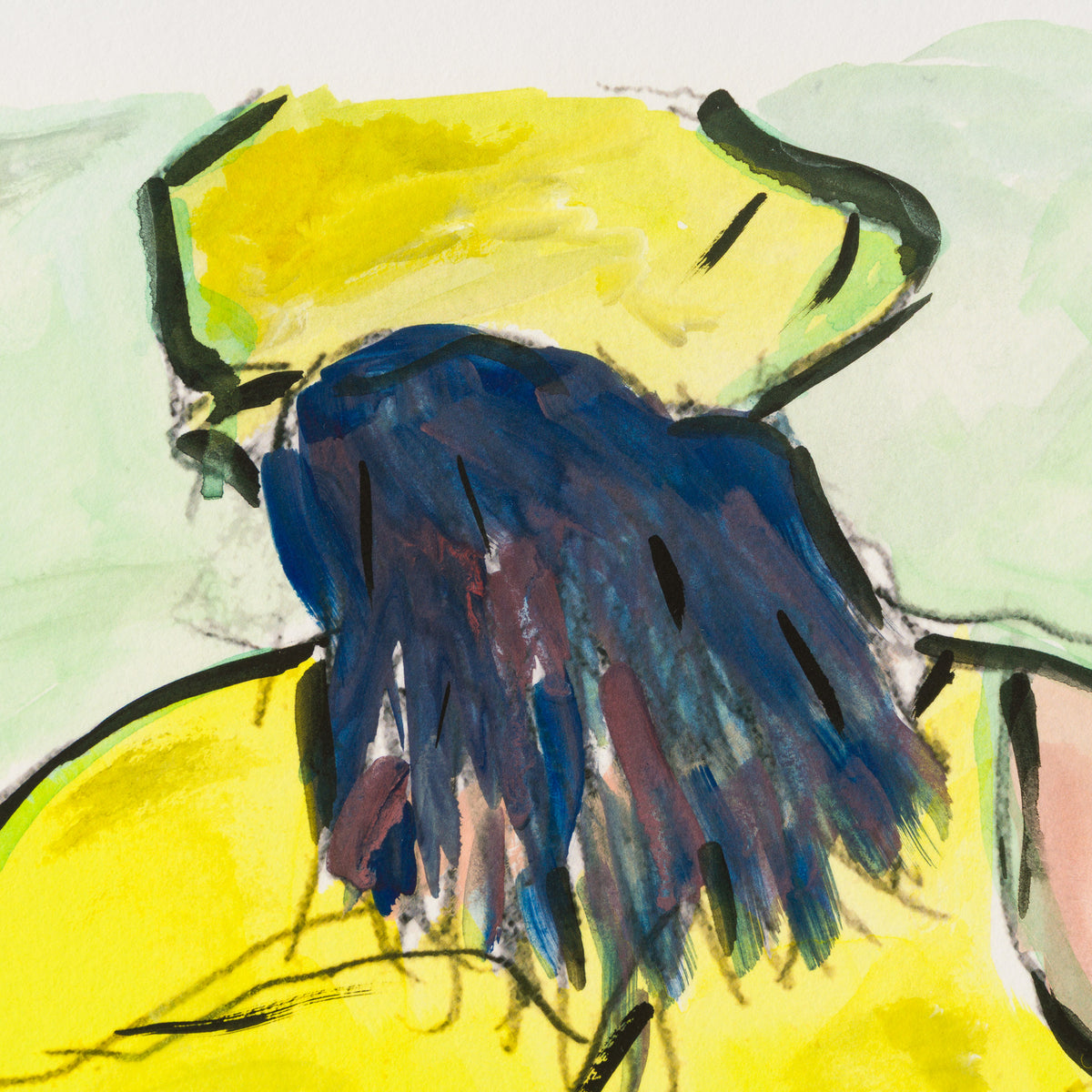 Woman in Red Lion Pub - Medium (2008)