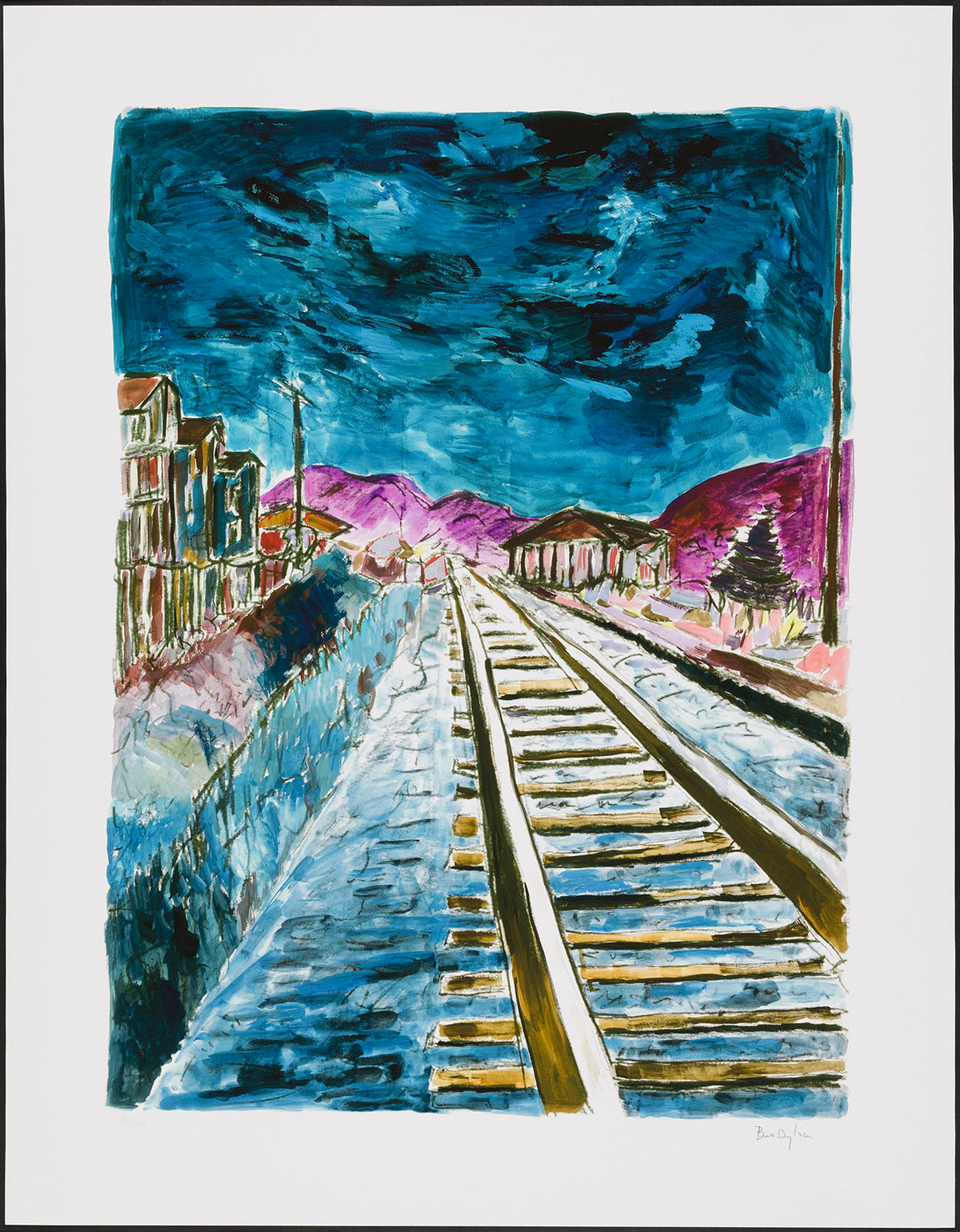 Train Tracks | Framed Portfolio of Four Graphics (2020)