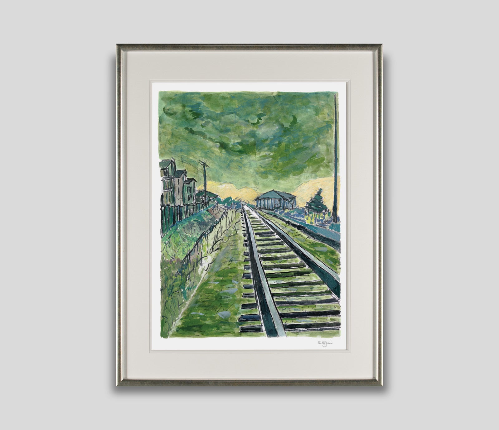 BDY Train Tracks Green 