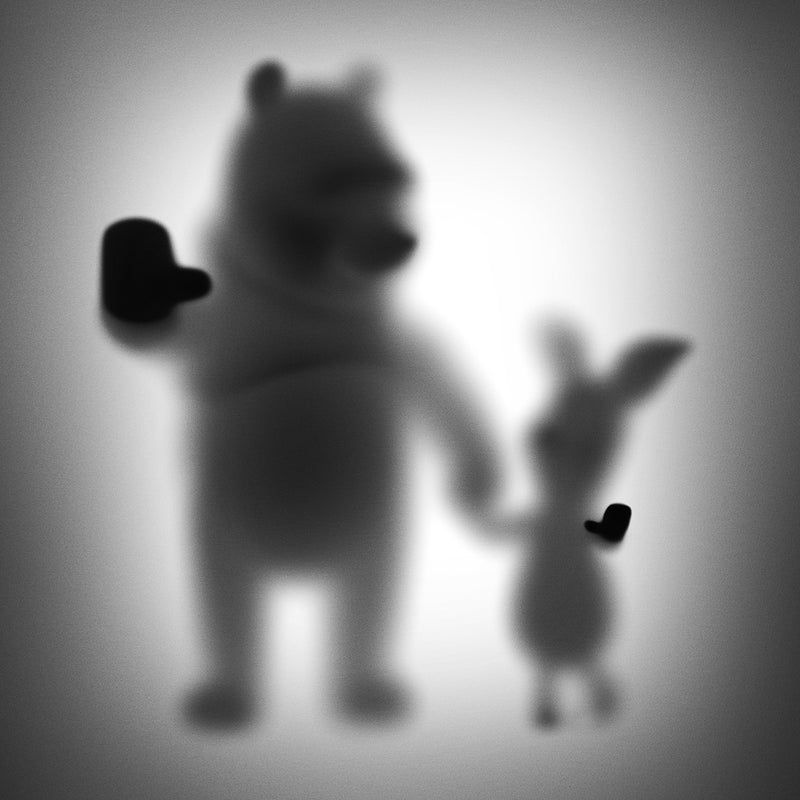 Bear and pig 30 x 30 cm 