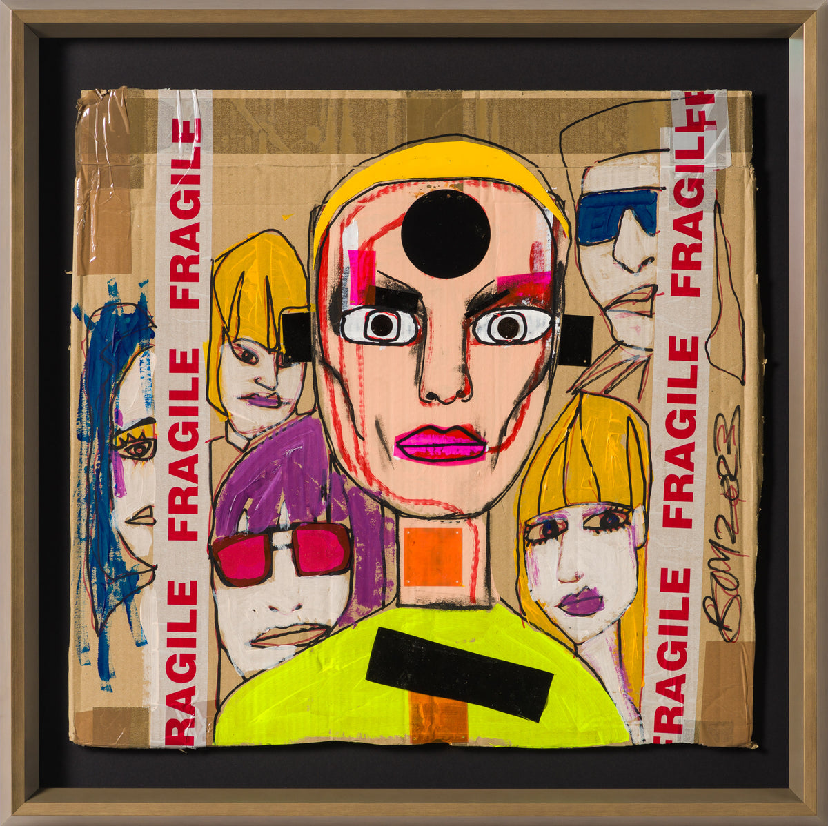 BGE ORI POR 34114 Untitled (Painting On Cardboard) 30 