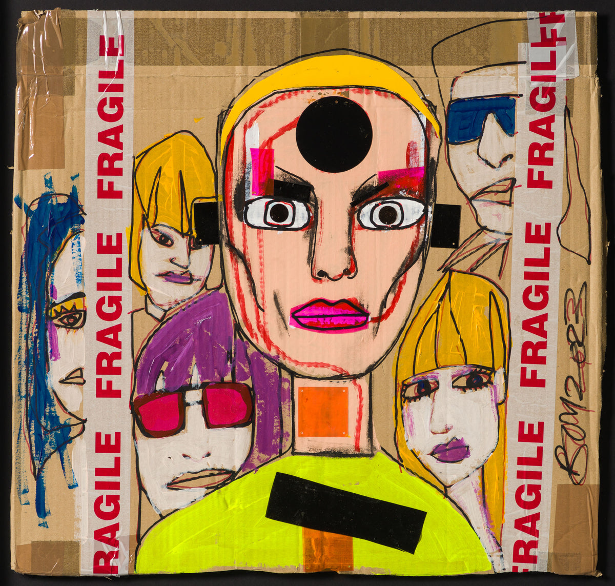 BGE ORI POR 34114 Untitled (Painting On Cardboard) 31 