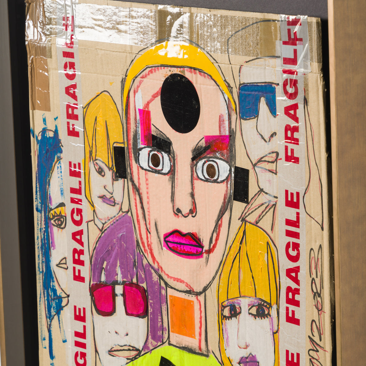 BGE ORI POR 34114 Untitled (Painting On Cardboard) 3 