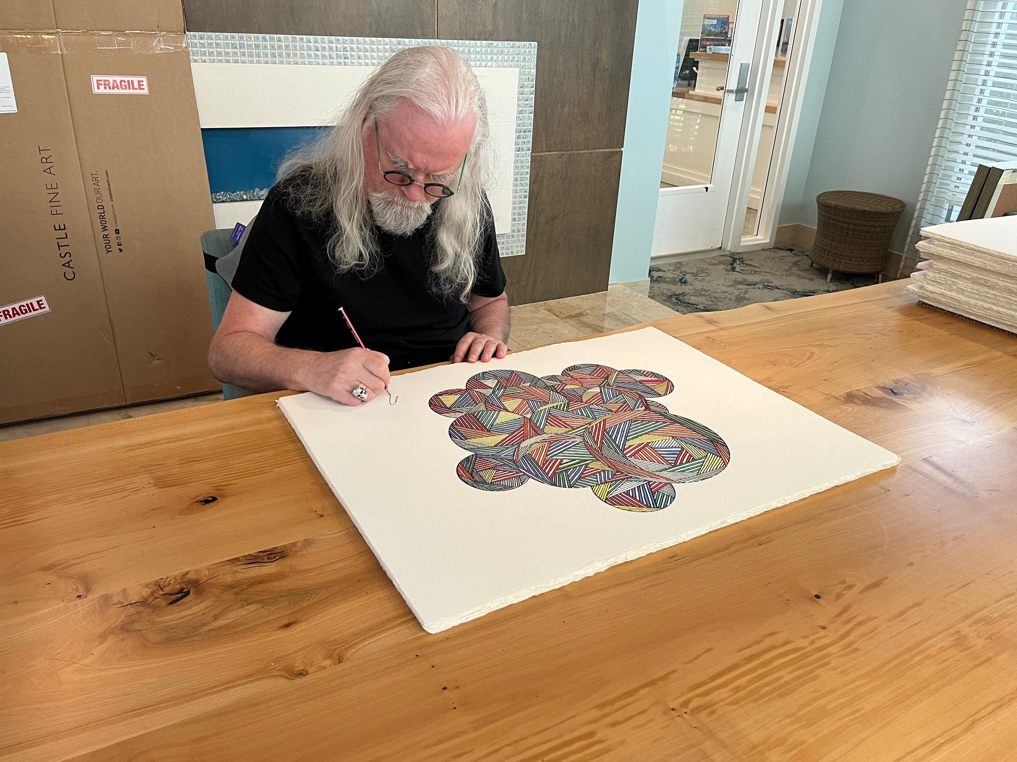 Billy Connolly Signing Artwork by Castle Fine Art (1) 