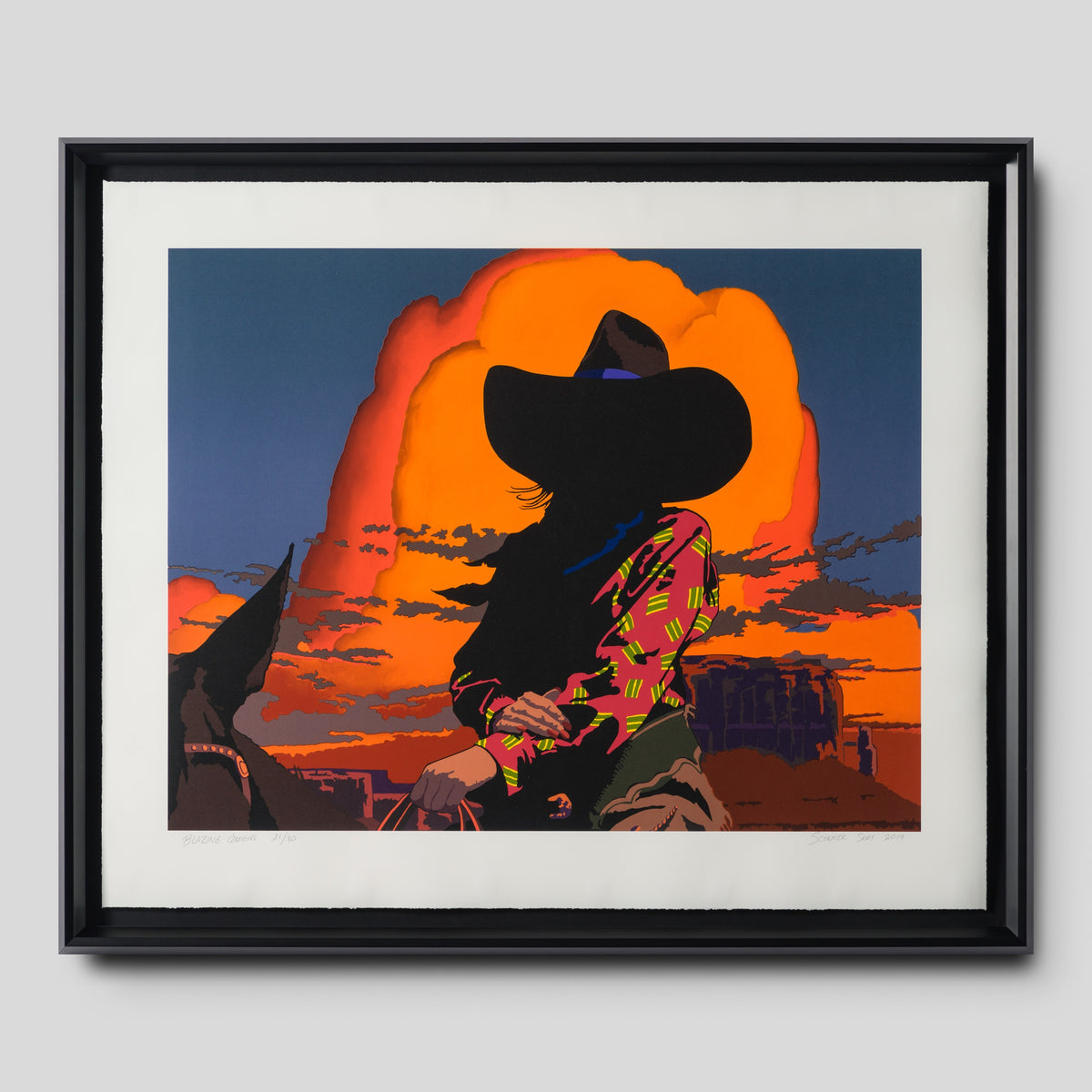 BSC SIL POR 20426 1 Blazing Cowgirl 