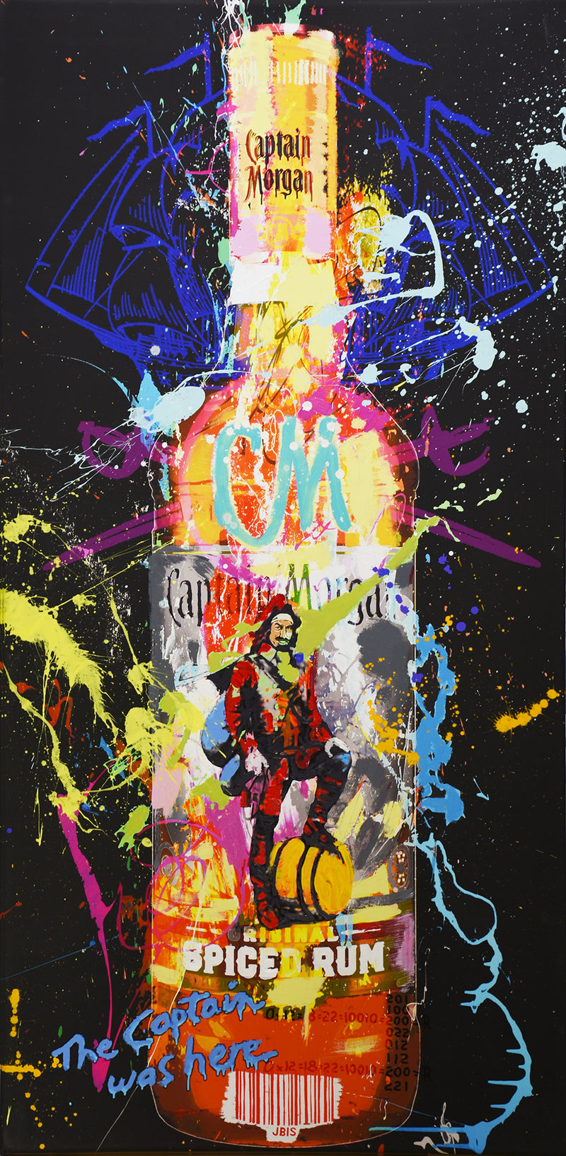 Captain was here 24x48 the bisaillon brothers 