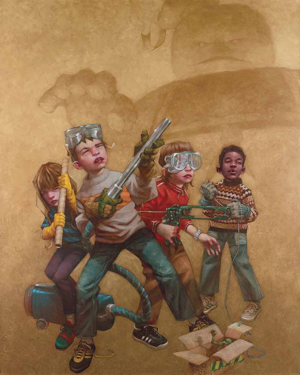 Bustin' Makes Me Feel Good! - Canvas on Board Edition