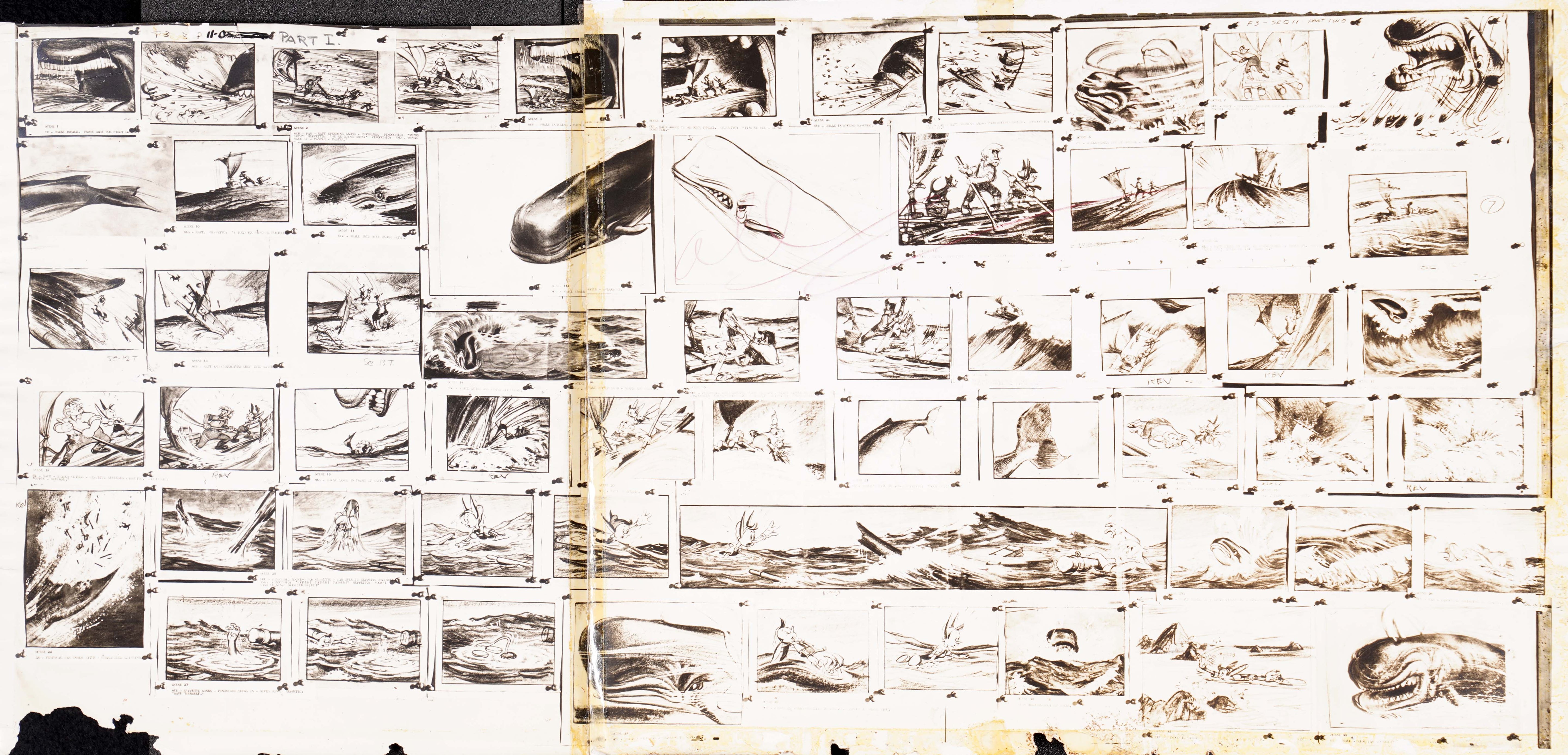 DIS ORI Pinocchio (Longer Pan) Model Sheet 1   28 x 55 5 cm s 