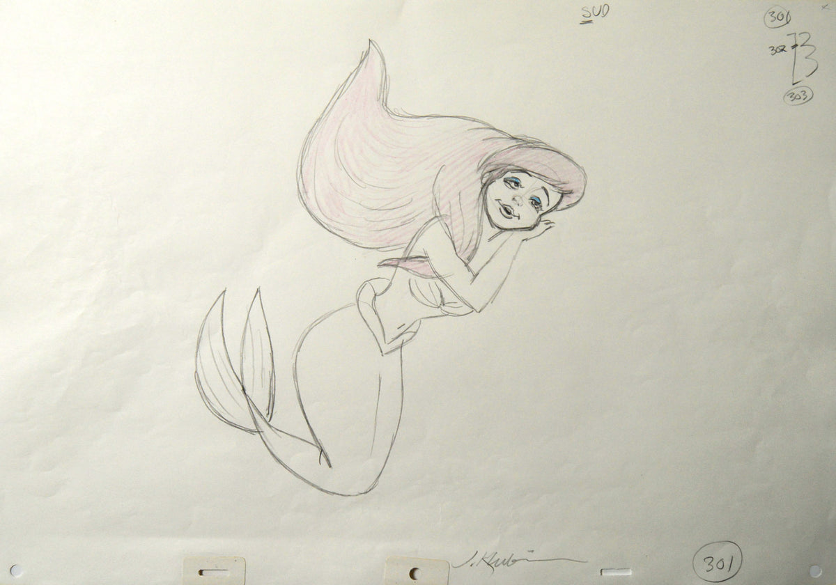 Disney ORI Little Mermaid 32 x 43 cm s (10) 
