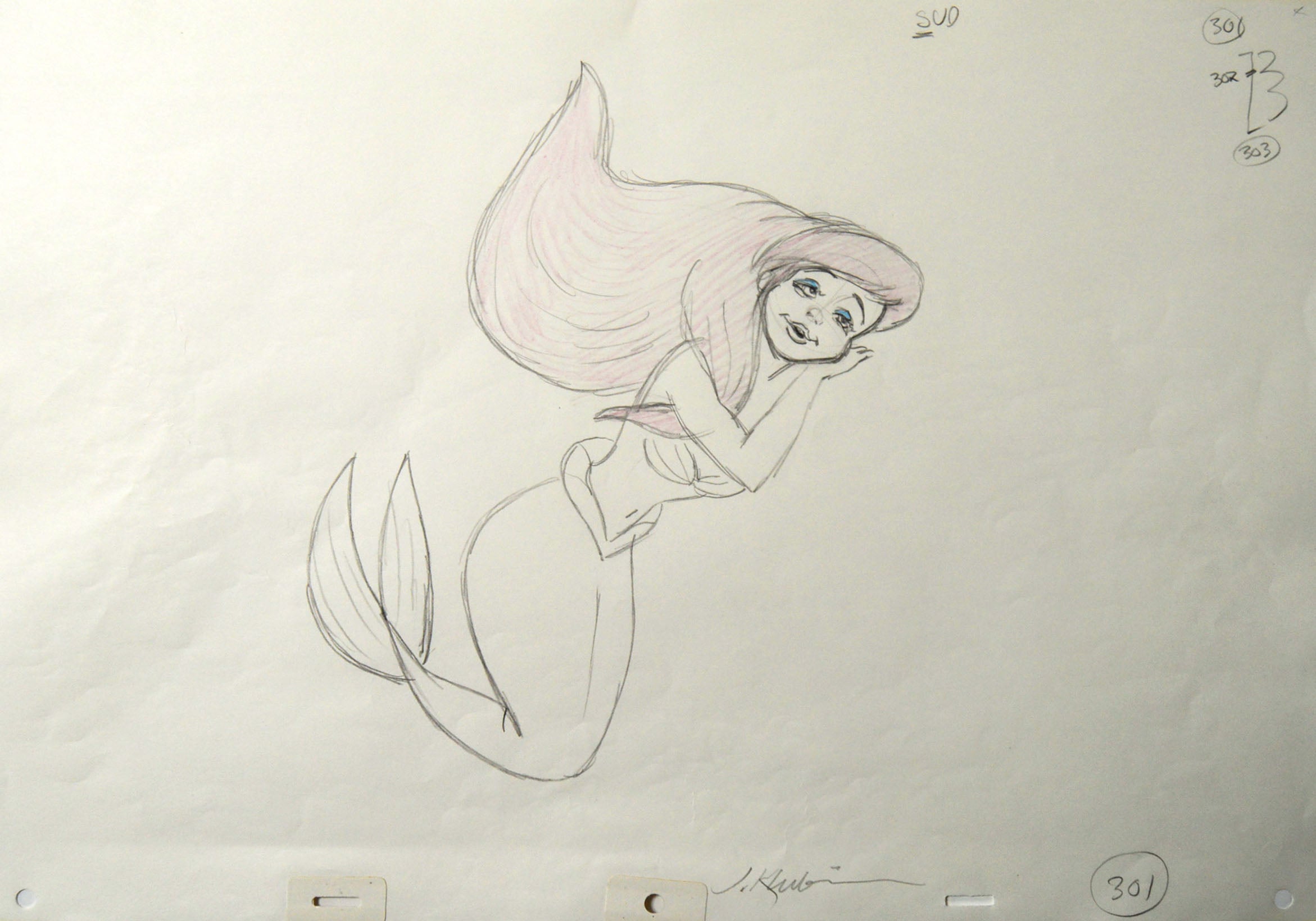 Disney ORI Little Mermaid 32 x 43 cm s (10) 