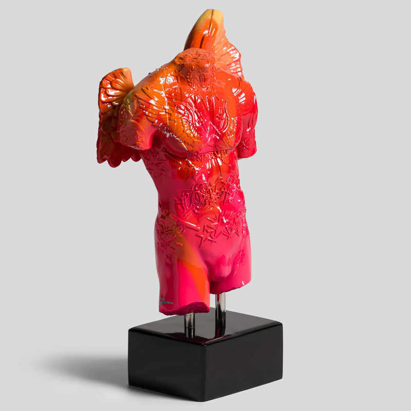 DLN Fallen Angel (Mini red and orange graffiti) 5 