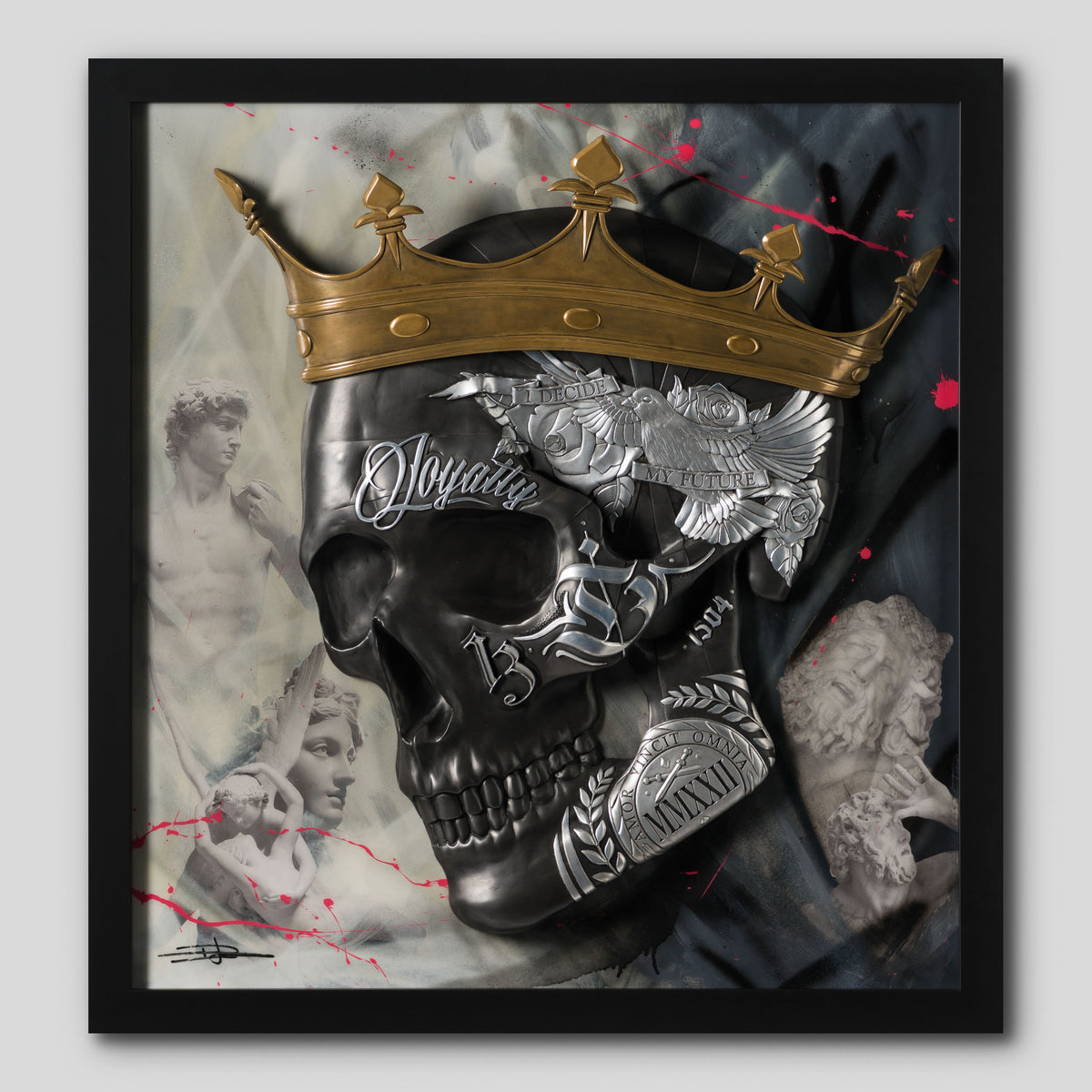 DLN ORI POR 29894 Heavy Is The Head That Wears The Crown (Iron   Silver Leaf) 1 
