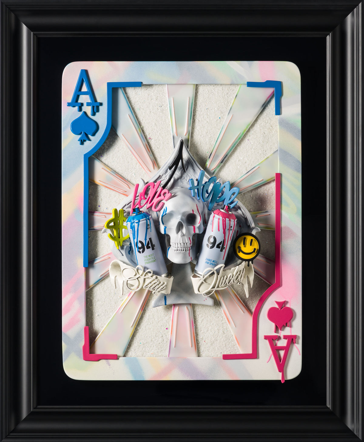 DLN ORI POR 30585 30 Stay Lucky (Spray Cans White) 