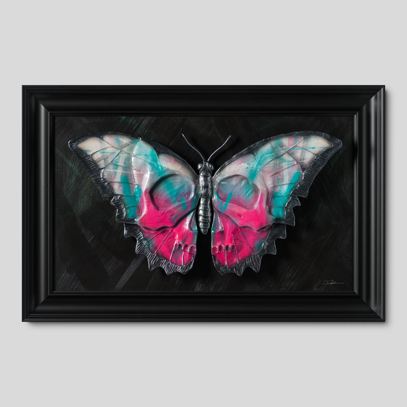 DLN ORI POR 31955 Skullfly (Pink And Teal Graffiti) 1 
