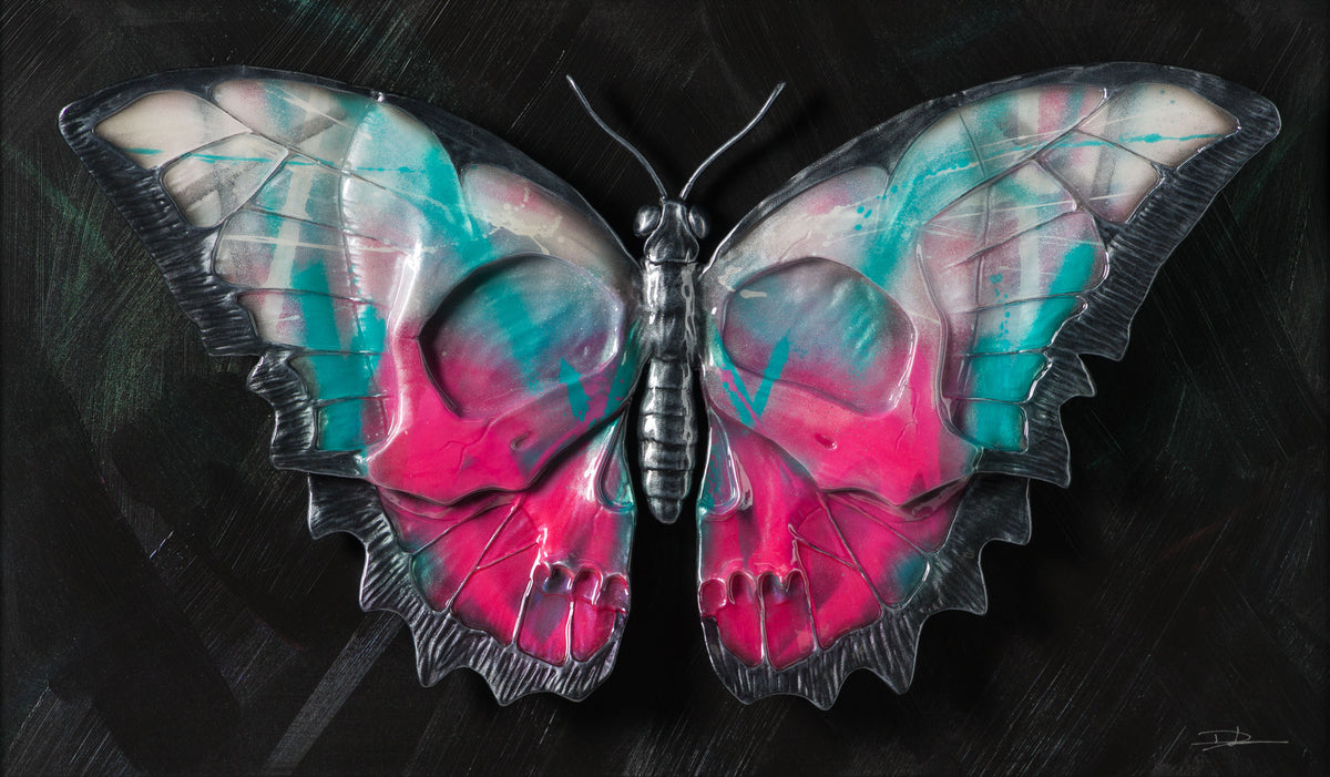DLN ORI POR 31955 Skullfly (Pink And Teal Graffiti) 31 