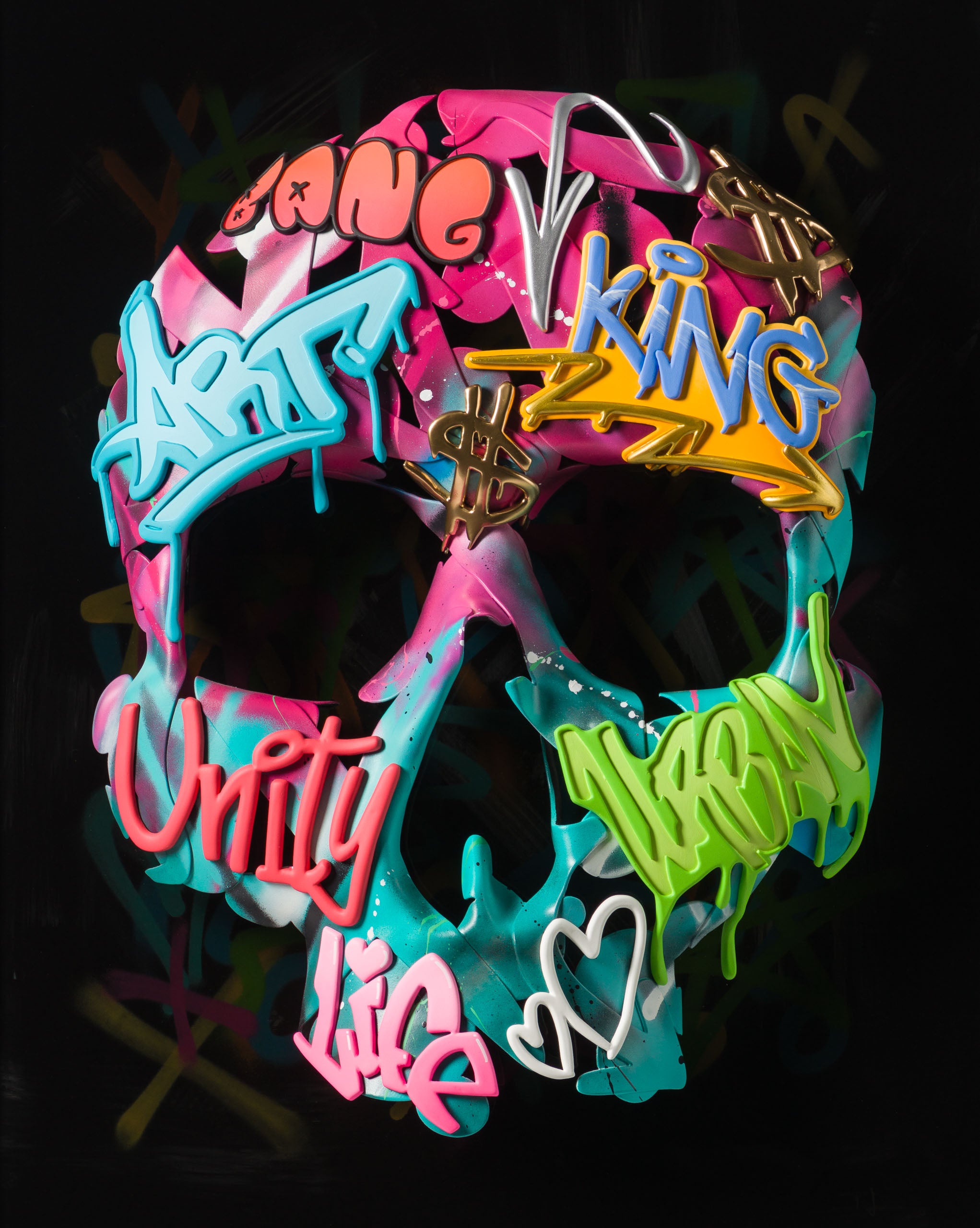 DLN ORI POR 32427 Look Into My Eyes (Pink   Teal) 31 