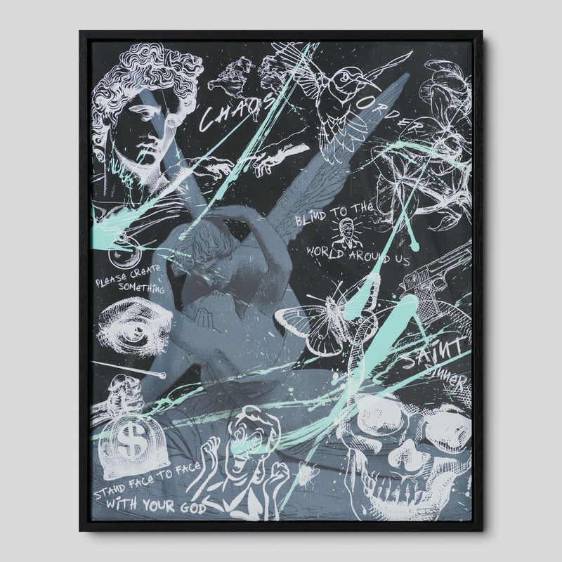 DLN ORI POR 33246 A Glimpse Of Bliss, A Taste Of Heaven (Black & Teal) 1 