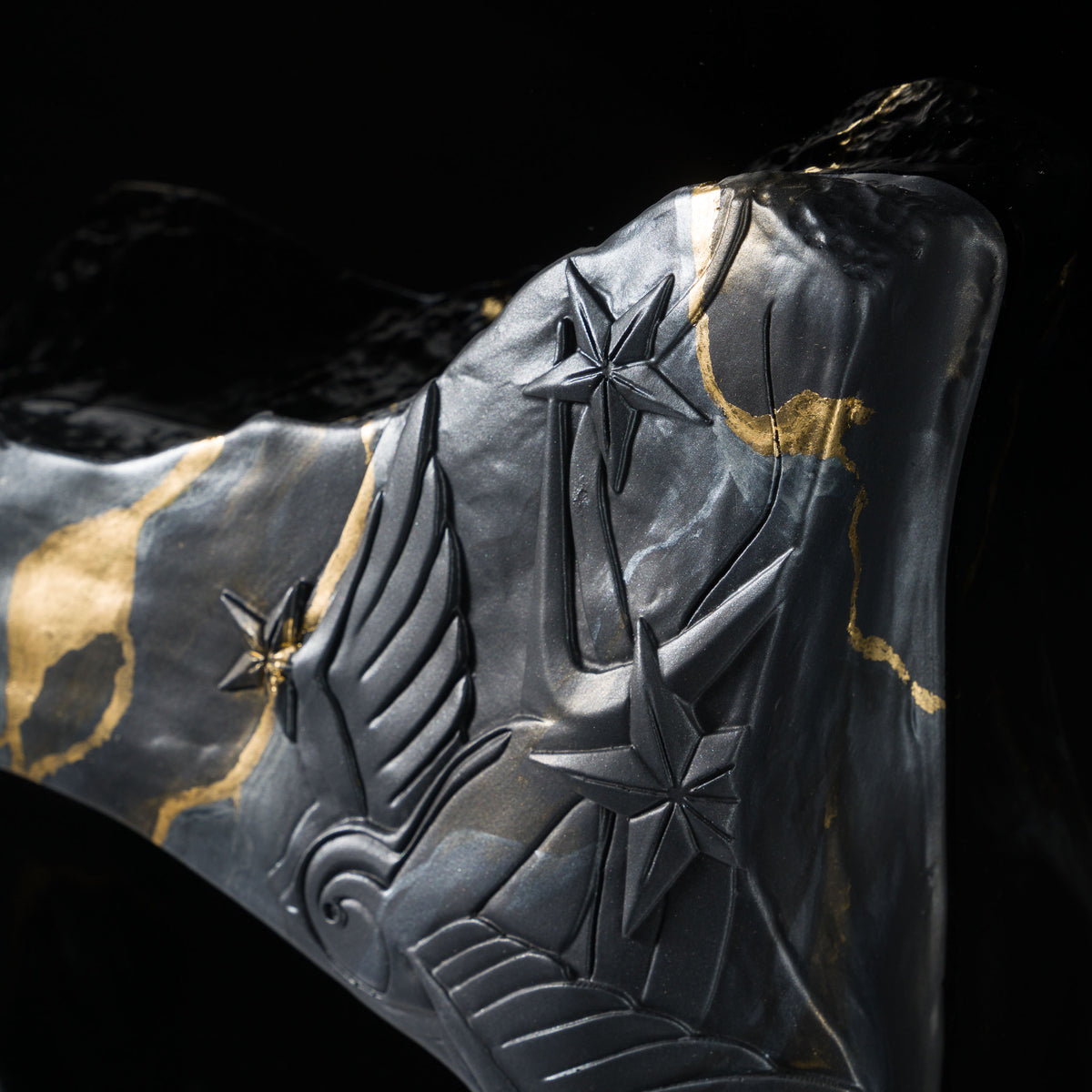 DLN ORI POR 33652 Faithless (Black Marble, Gold Veins) 5 