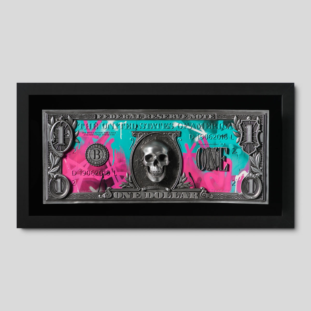 DLN ORI POR 33657 Use With Caution (Teal And Pink) 1 