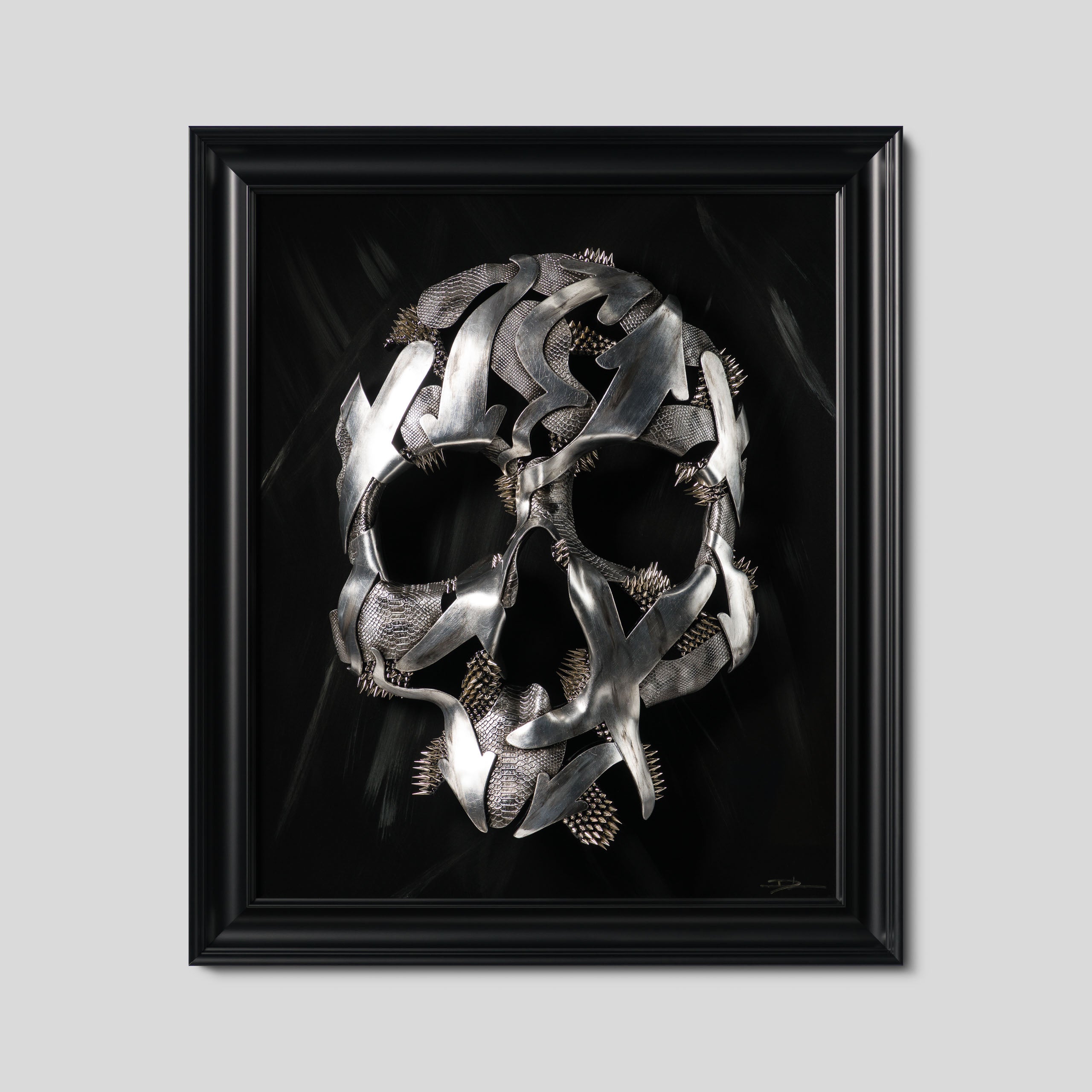 DLN ORI POR 36349 Look Into My Eyes (Silver Leaf & Studs) 1 