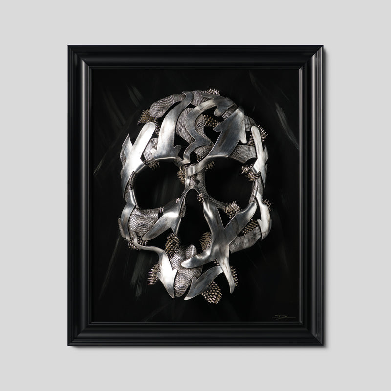 DLN ORI POR 36349 Look Into My Eyes (Silver Leaf & Studs) 1 