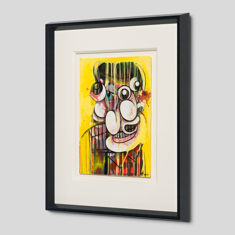 DMA ORI POR 33079 Study For A Portrait Of JK (Yellow) 2 