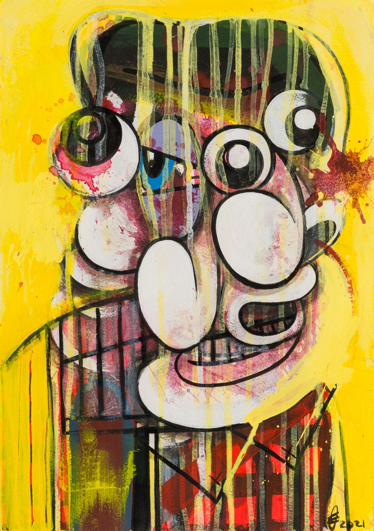 DMA ORI POR 33079 Study For A Portrait Of JK (Yellow) 31 