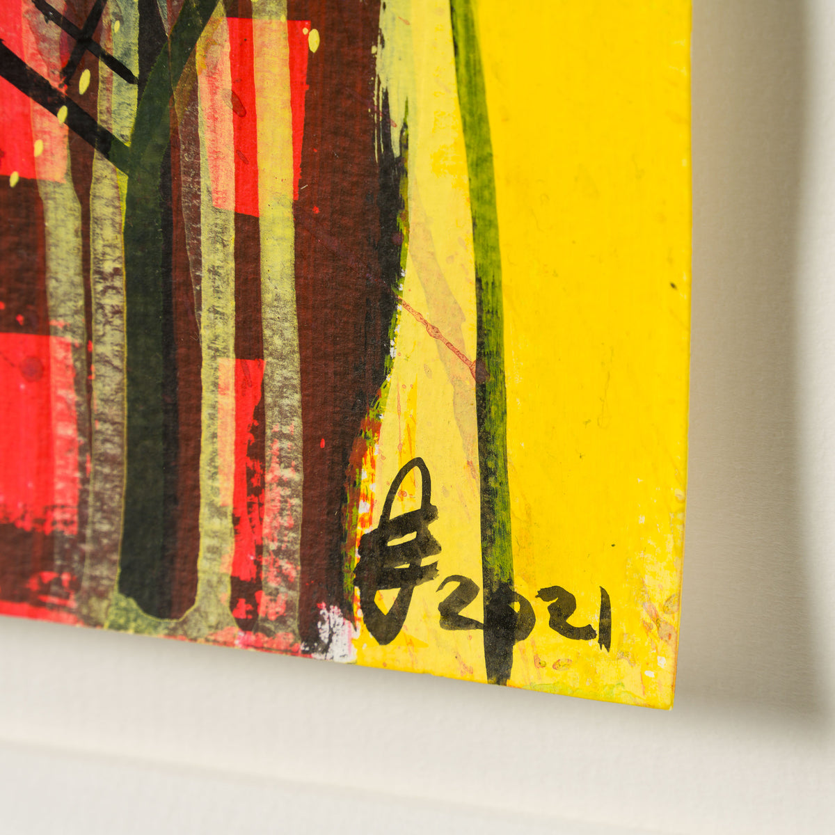 DMA ORI POR 33079 Study For A Portrait Of JK (Yellow) 3 