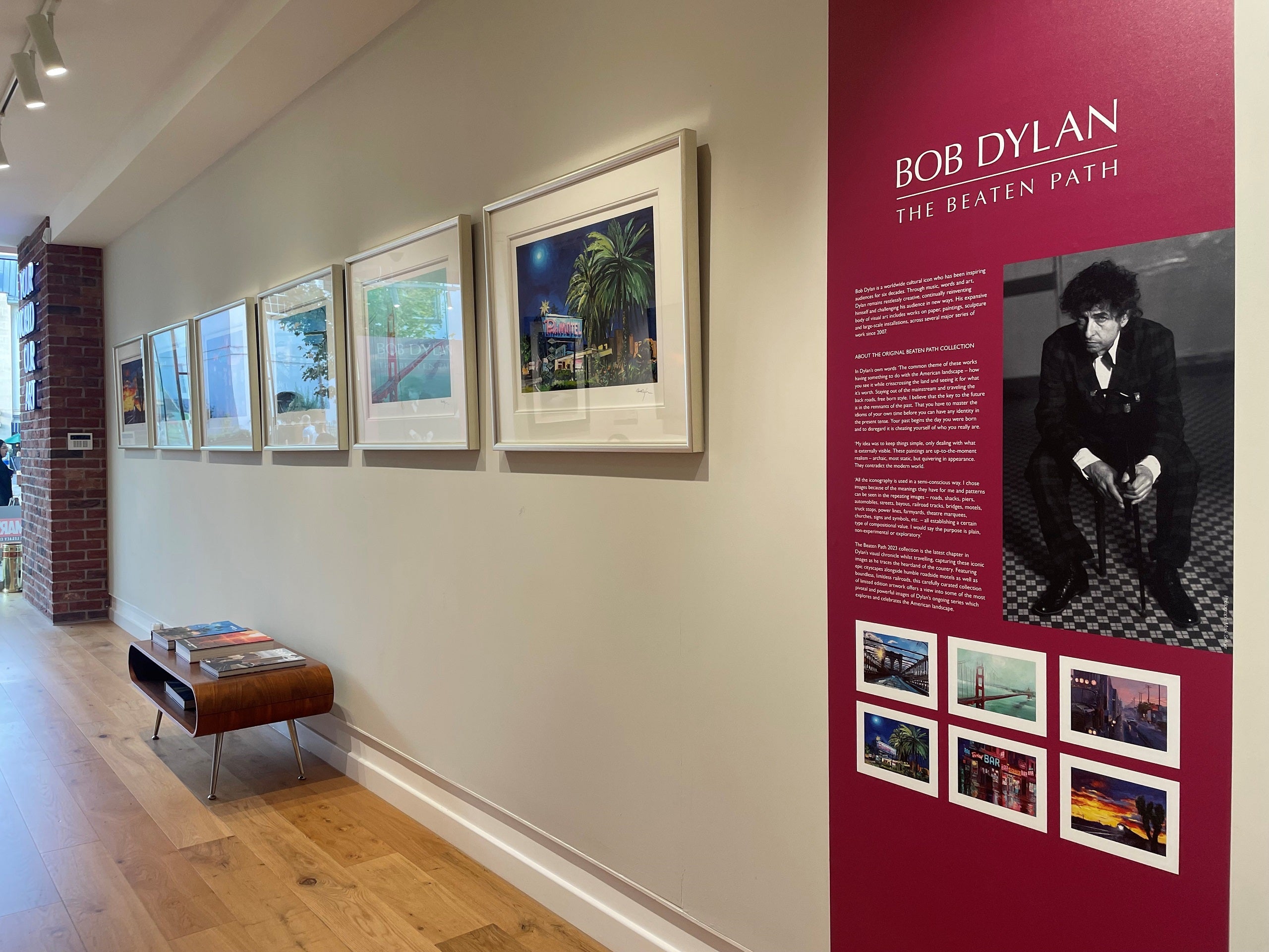 Product image 2 for bob-dylan-the-beaten-path-2023-set-of-six-editions-unframed