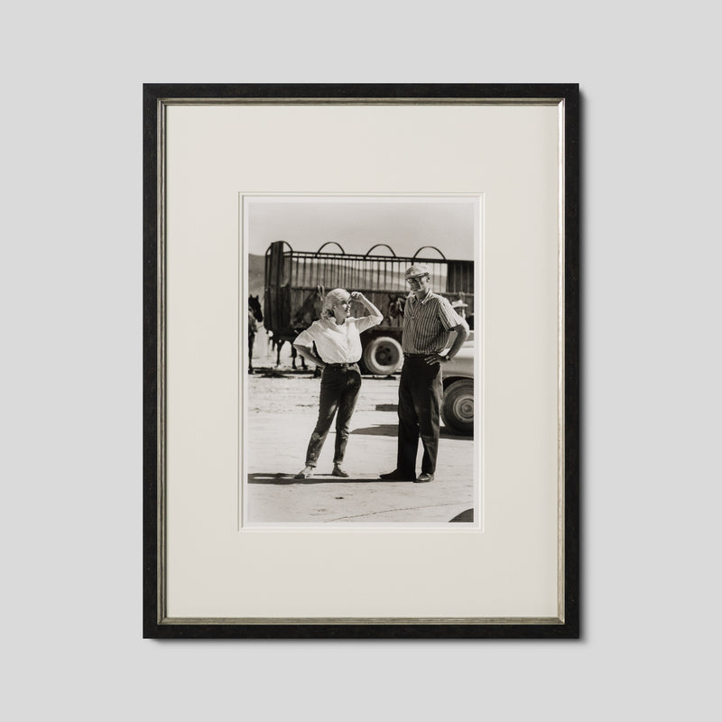 EAR WITH ARTHUR MILLER ON THE SET (3A) (SML) 1