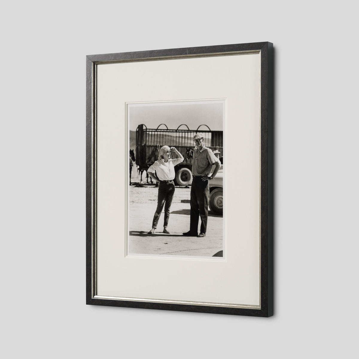 EAR WITH ARTHUR MILLER ON THE SET (3A) (SML) 2