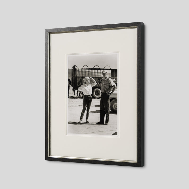 EAR WITH ARTHUR MILLER ON THE SET (3A) (SML) 2