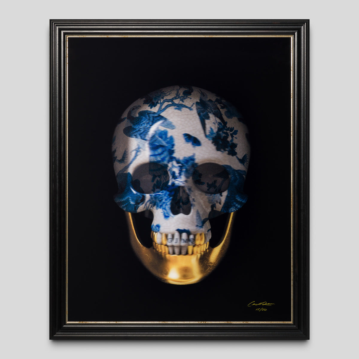 GJM ORI POR 34949 Kintsugi Skull Japanese Porcelaine 1 