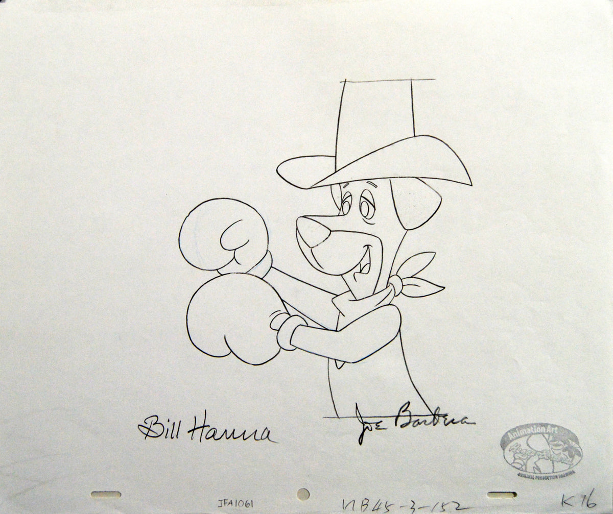 HBR ORI Huckleberry Hound (1) OPD (IFA1061) 27 x 31 5 cm s HBROR0246 