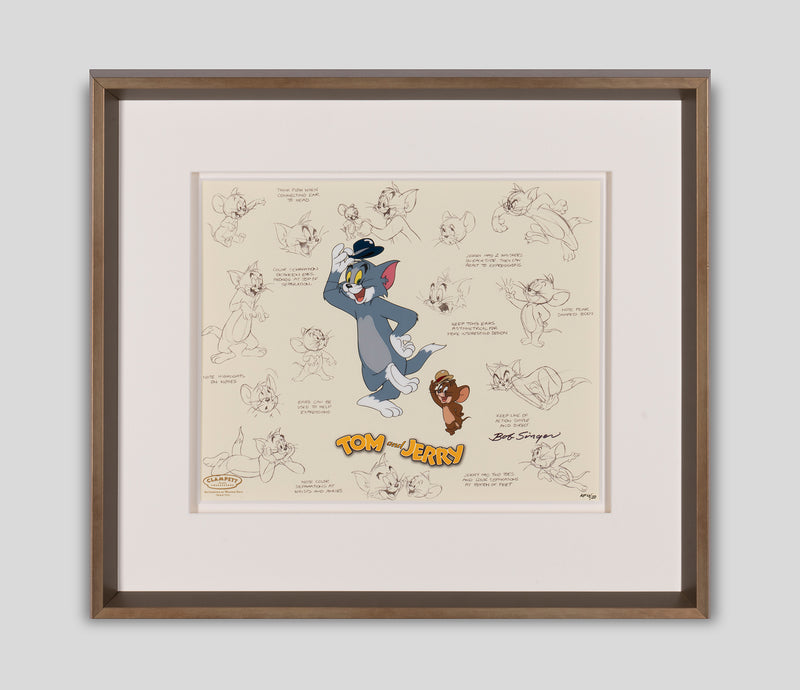 HBR SLE HUM 25029 1 Tom and Jerry Model Sheet grey 