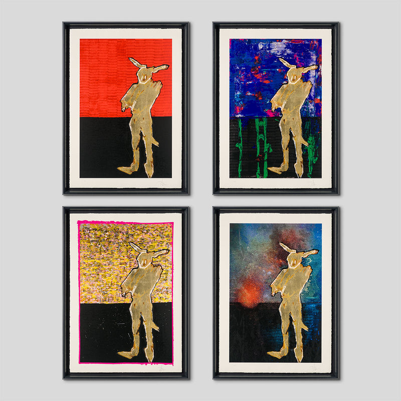 JDE Framed Set of 4 