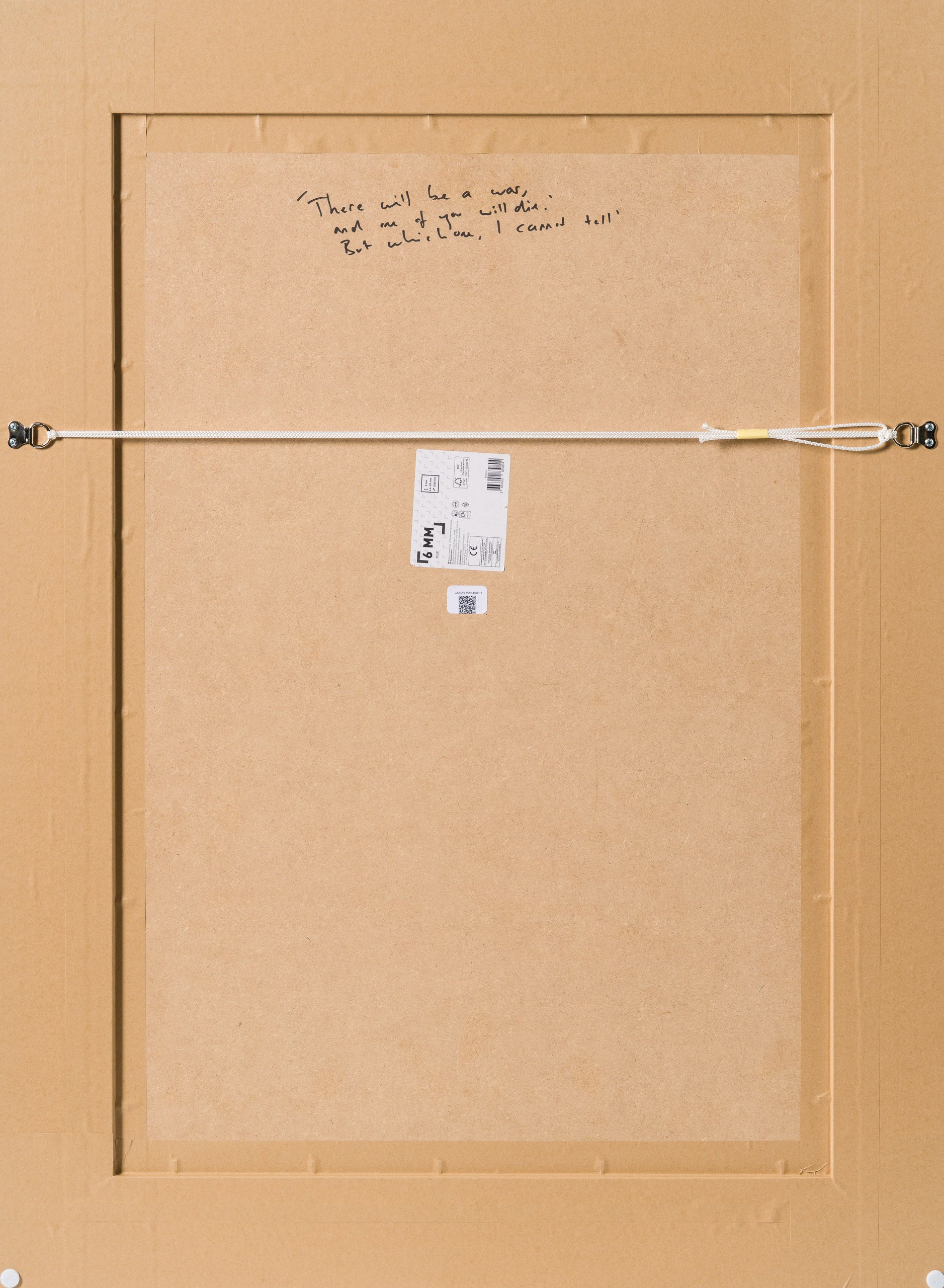 JJO ORI POR 30491 There Will Be A War an One Of You Will Die, But Which One I Cannot Tell 7 