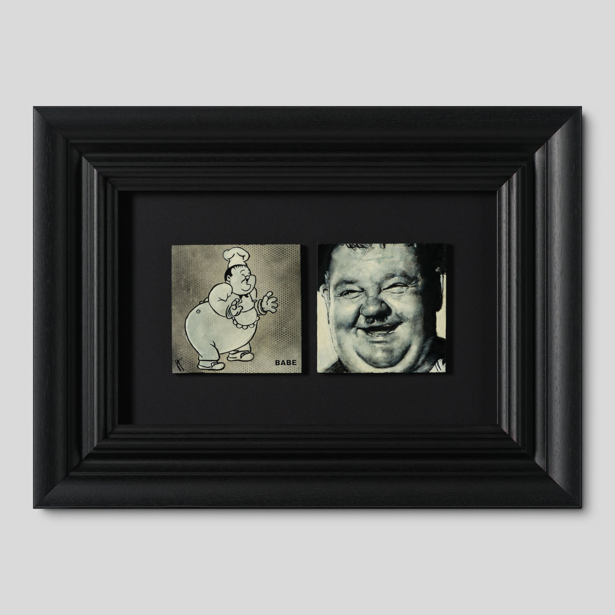 JJO ORI POR 31817 Oliver Hardy (Diptych) 1 
