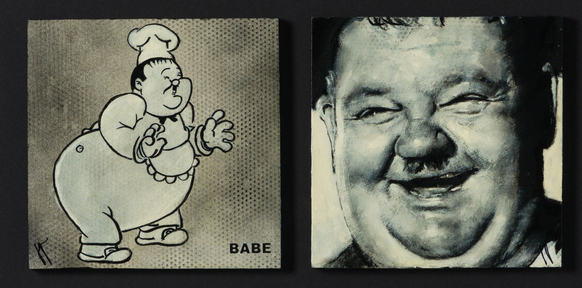 JJO ORI POR 31817 Oliver Hardy (Diptych) 31 