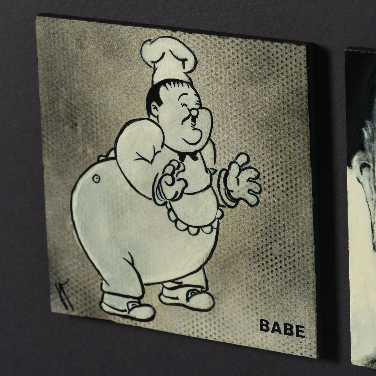 JJO ORI POR 31817 Oliver Hardy (Diptych) 6 