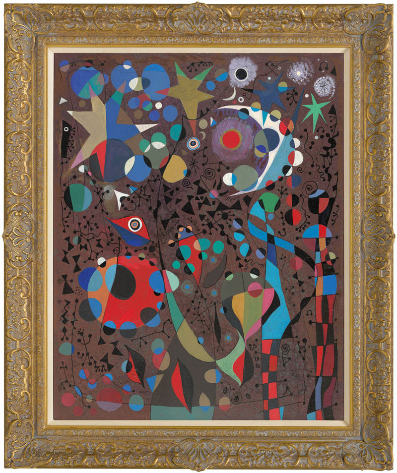 jmgc29 the astronomers love song in the style of joan miro 1941 f
