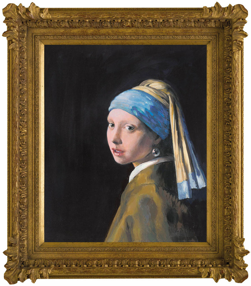 jmgc33 girl with a pearl earring in the style of johan vermeer f