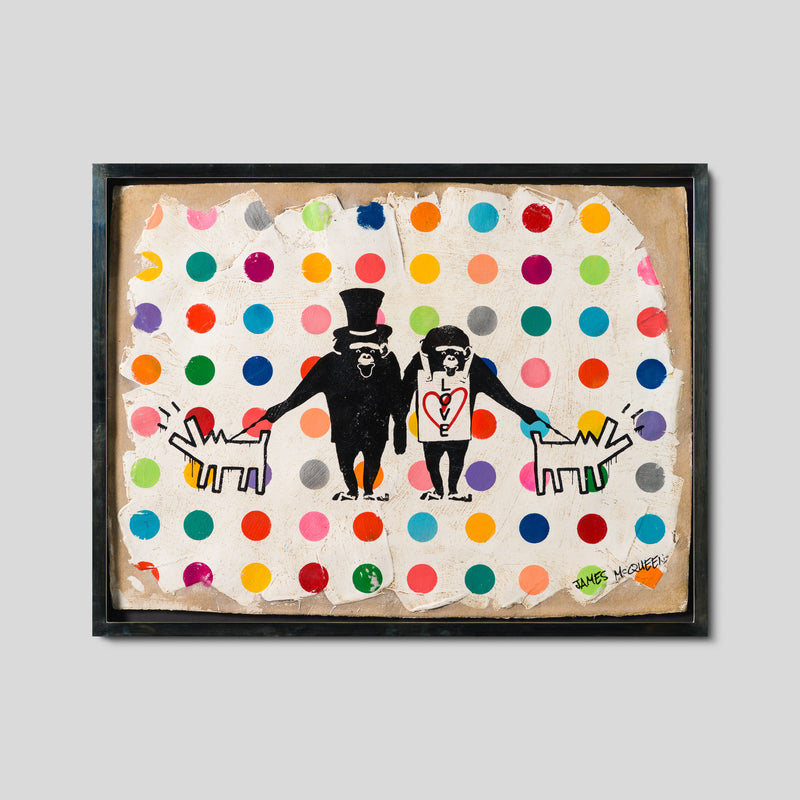 JMQ MIX ABS 91275 MCQUEEN MONKEYS WITH HARING DOGS IV 1 