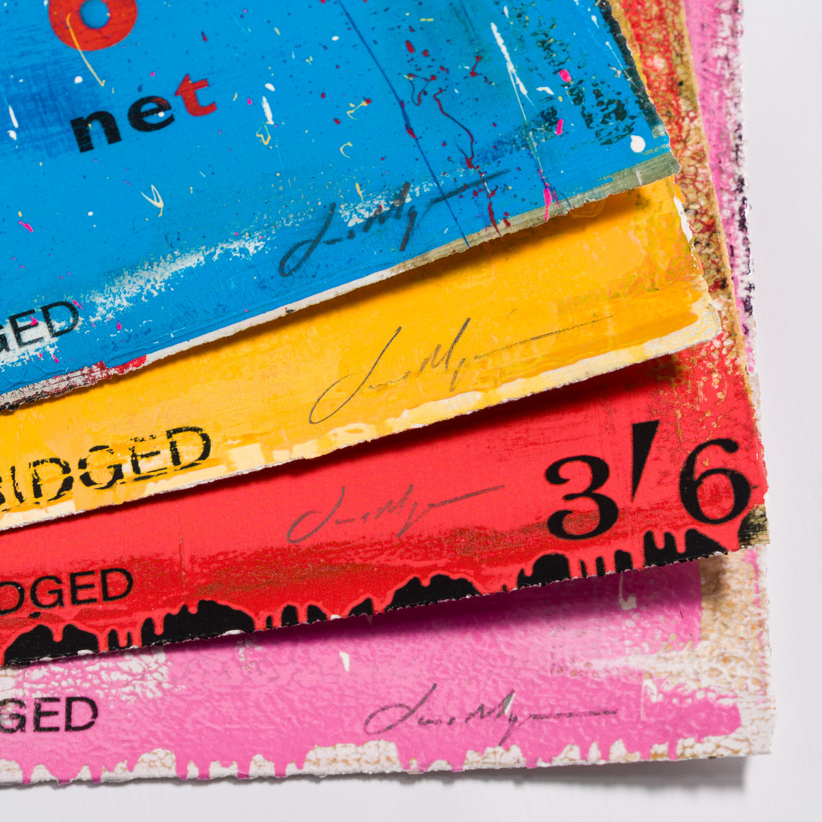 JMQ Unframed Set of Four with Portfolio 9 